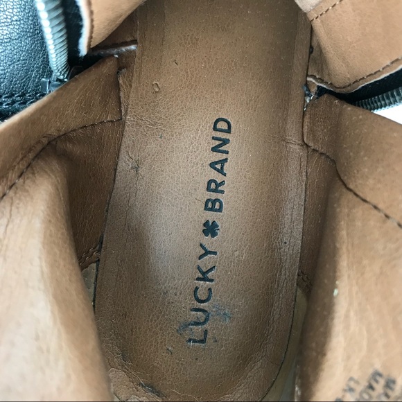 LUCKY BRAND Basel silver pewter zip ankle toot, 9 - Picture 8 of 8